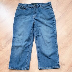 Ralph Lauren Denim Jean Capris Size 12